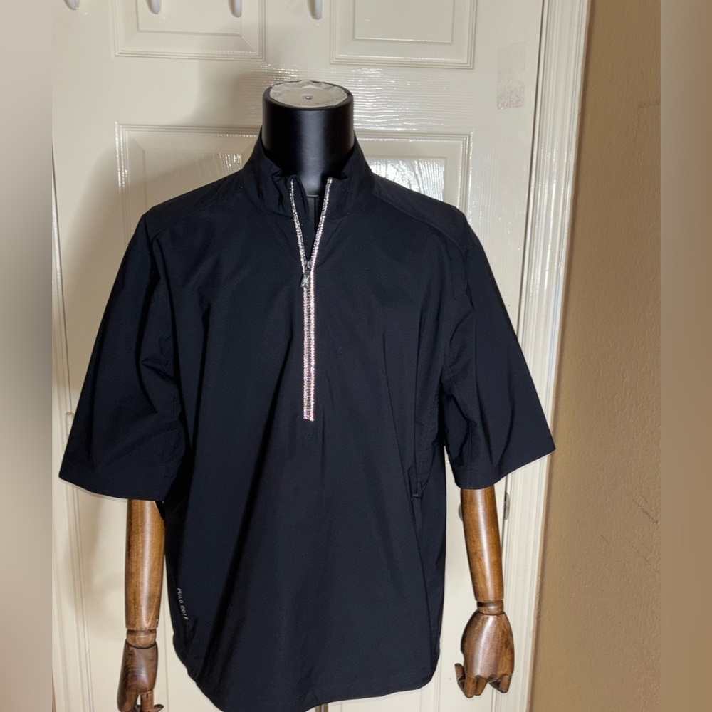 Polo Ralph Lauren Mens Golf Windbreaker Jacket Short Sleeve Sport Sz L​​ - Picture 6 of 9